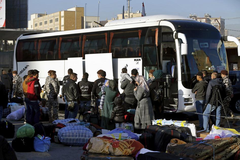 Lebanon: Syrians Summarily Deported from Airport