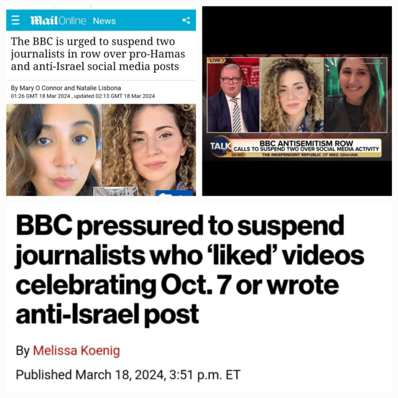 Incitement Campaign Targets Arab BBC Journalists Who Documented Israeli Violations